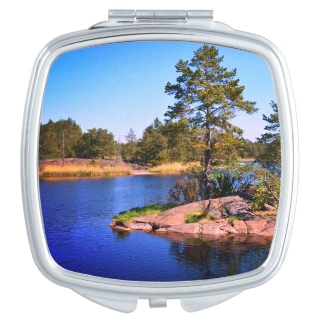 Swedish landskap,photo compact mirror (Front)