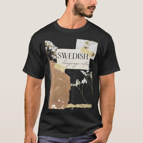 SWEDISH LANGUAGE NOTES Modern Sweden Abstract T_Shirt