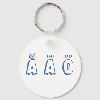 Swedish letters keychain