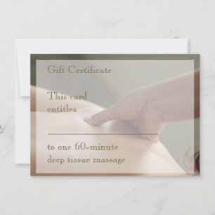 Swedish Massage Photo - Thumb -  Gift Certificate
