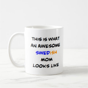 swedish mom, awesome coffee mug