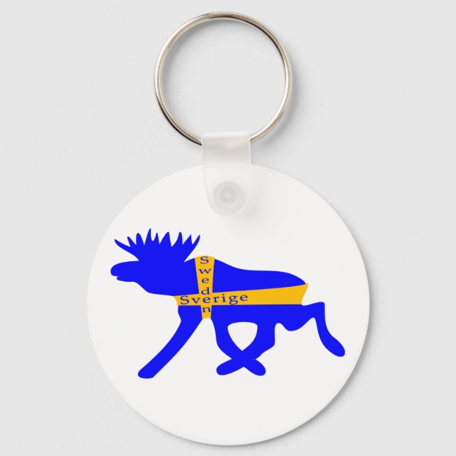 Swedish Moose, Keychain (Front)