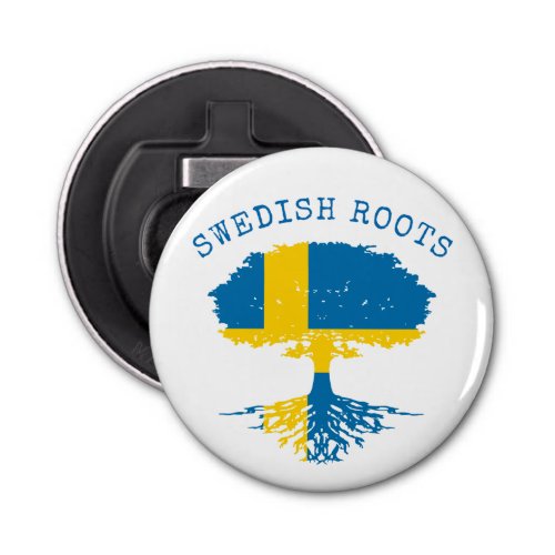 Swedish Roots Flag Bottle Opener