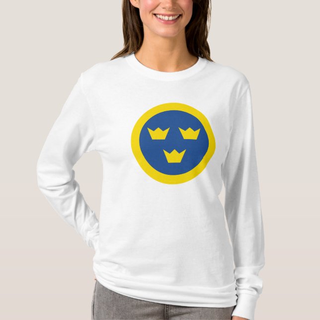 Swedish Roundel Hoodie T-Shirt (Front)