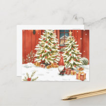 Swedish Santa. Christmas Card