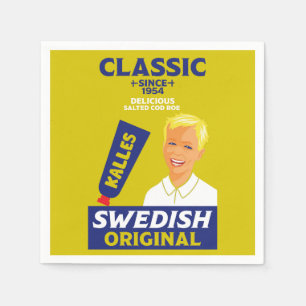 Swedish smörgåskaviar Fish Kaviar Napkins