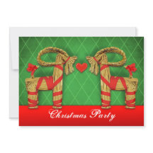 Swedish Straw Goats Christmas Holiday Party Custom