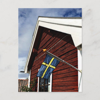 Swedish summer house postcard