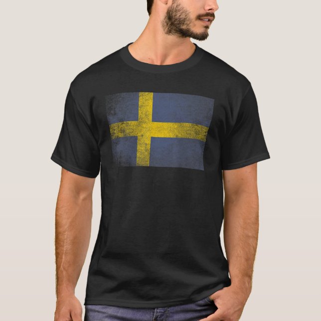 Swedish Sweden Flag Pride Country Home Matching    T-Shirt (Front)