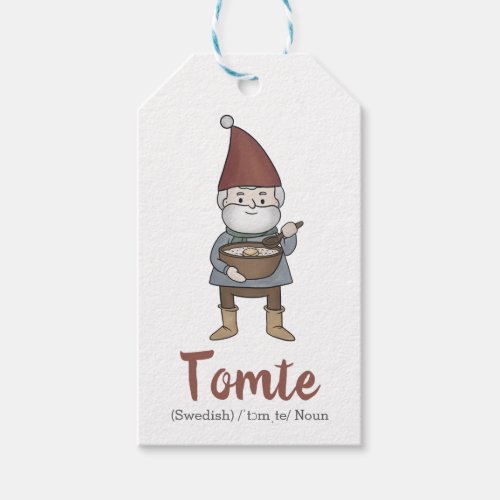 Swedish Tomte Gnome Definition  Gift Tags