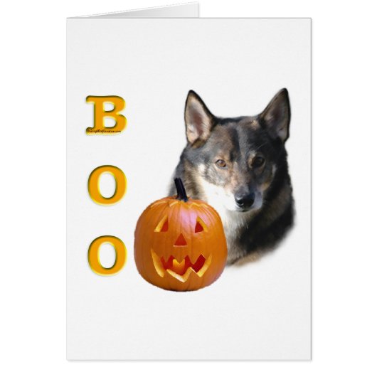 Swedish Vallhund Boo Cards (Front)