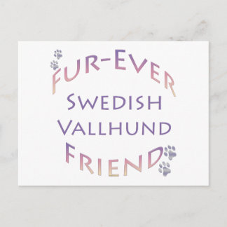 Swedish Vallhund Furever Friend Postcard