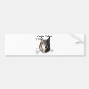 Swedish Vallhund History Bumper Sticker