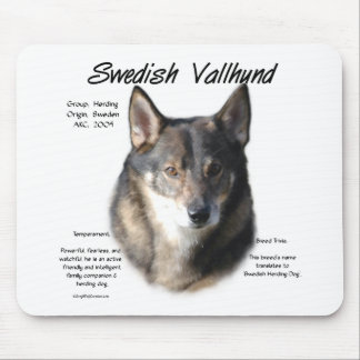 Swedish Vallhund History Mouse Pad