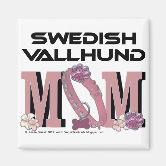 Swedish Vallhund MOM Magnet (Front)