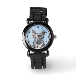 Swedish Vallhund Painting - Cute Original Dog Art Watch
