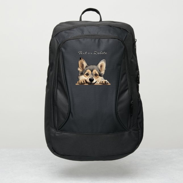 Swedish Vallhund Port Authority® Backpack (Front)
