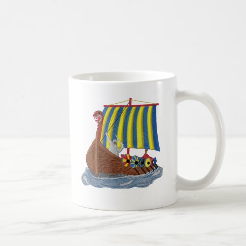 Swedish Viking Ship Coffee Mug