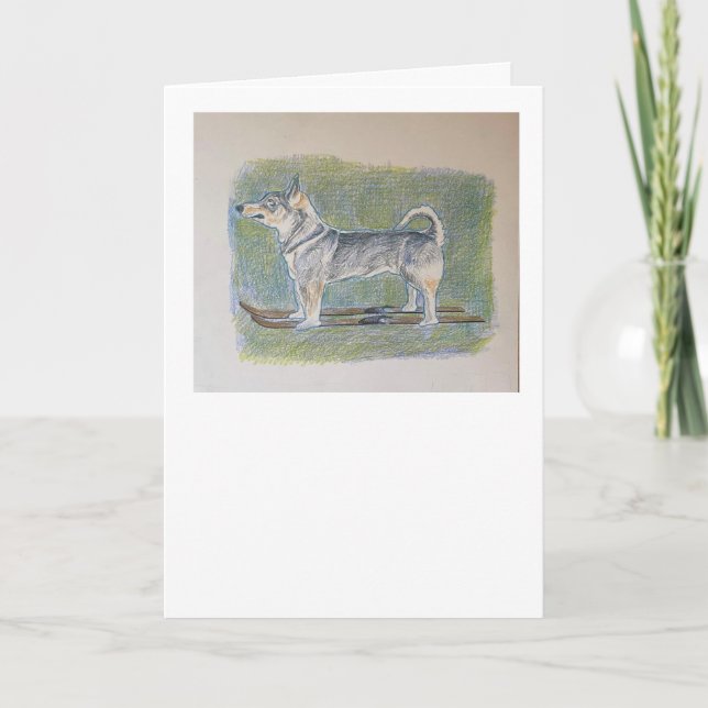 Swedish Vullhnd Birthday  Card (Front)