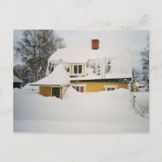 Swedish winter postcard