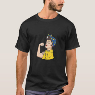 Swedish Woman Sweden Flag Proud Girl Sverige Count T-Shirt