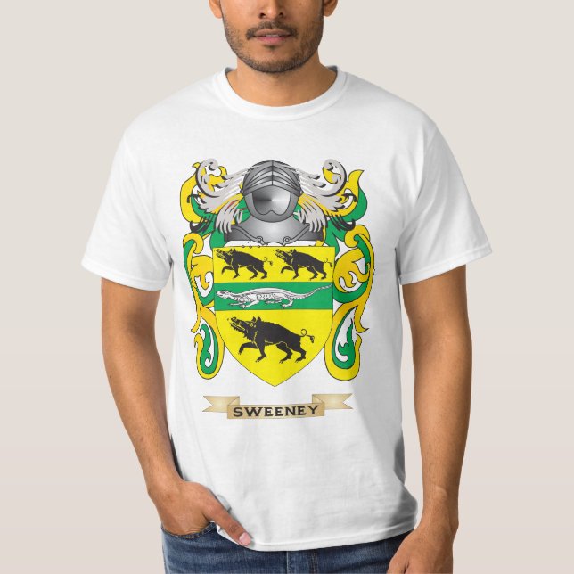 Sweeney Coat of Arms (Family Crest) T-Shirt (Front)