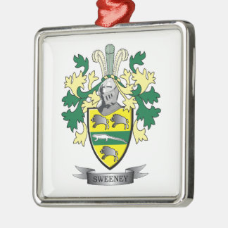Sweeney Coat of Arms Metal Ornament