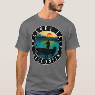 Sweeney Lake Wisconsin Fishing T-Shirt