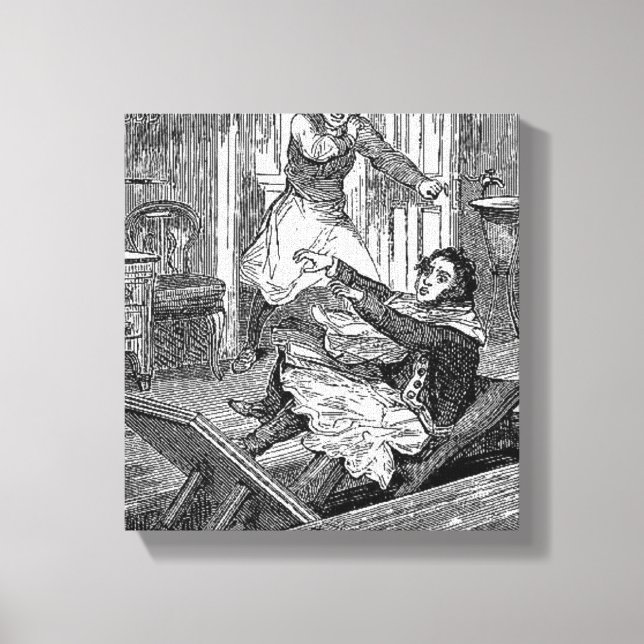 Sweeney Todd-Barbers Chair-Penny Dreadful Canvas Print (Front)