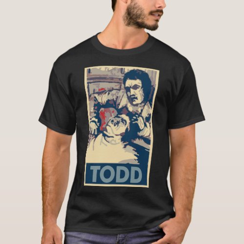 Sweeney Todd Poster Political Parody T_Shirt