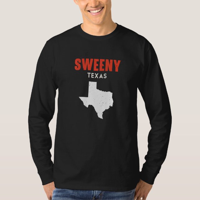 Sweeny Texas USA State America Travel Texas T-Shirt (Front)
