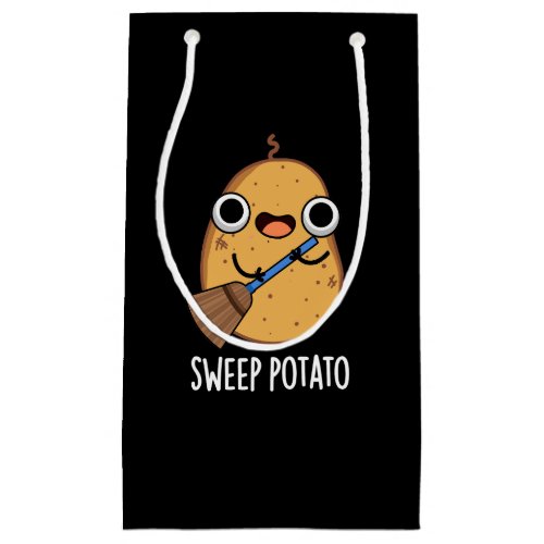 Sweep Potato Funny Sweet Potato Pun Dark BG Small Gift Bag