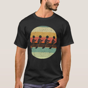 Sweep Rowing Crew Sunset University 4 Person Team T-Shirt