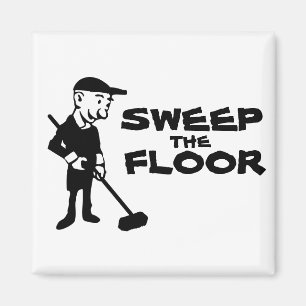 Sweep the floor magnet