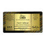 Sweeping Agate Glitter Gold Face Hair Serum Label