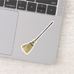 Sweeping brush sticker