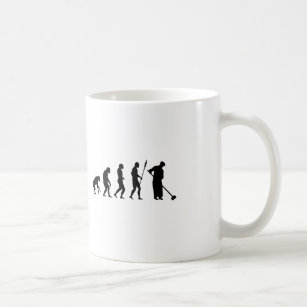 sweeping evolution coffee mug