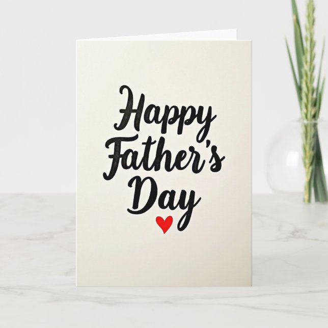 Sweeping Fathers Day Lines Card (Front)