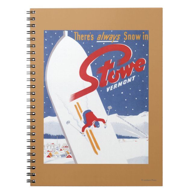 Sweeping S - There's Always Snow Promo Poster Notebook (Front)