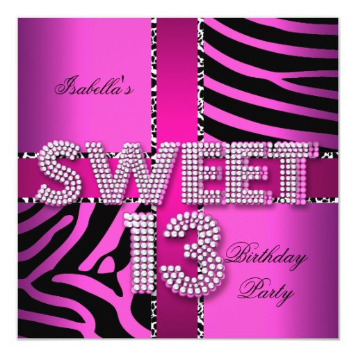 Cool 13Th Birthday Party Invitations 4