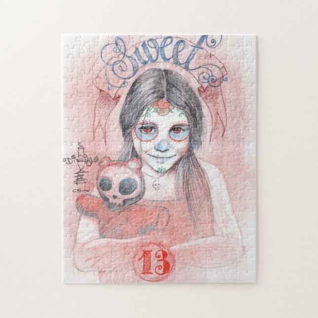 Sweet 13 by CalaveraDiablo Jigsaw Puzzle (Vertical)