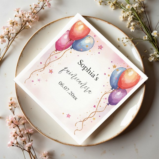 Sweet 15 Birthday Napkins (Creator Uploaded)