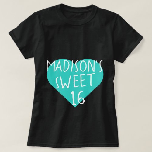 Sweet 16 16th Birthday T_Shirt
