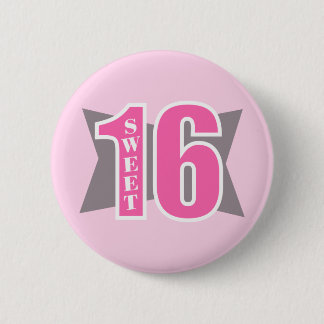 Sweet 16 (Art Deco) Button