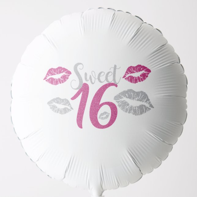 Sweet 16 Birthday Balloon (Front)