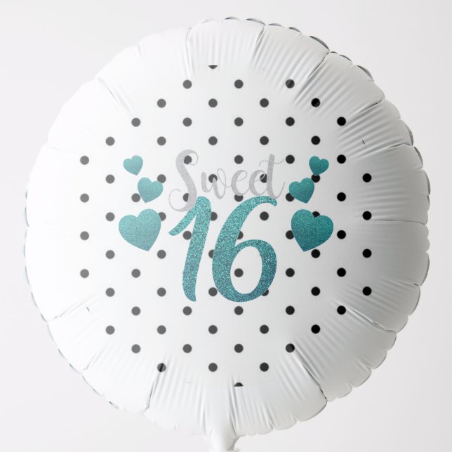 Sweet 16 Birthday Balloon (Front)