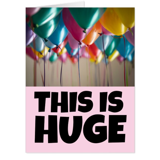 SWEET 16 BIRTHDAY GIGANTIC HUGE GREETING CARD (Front)