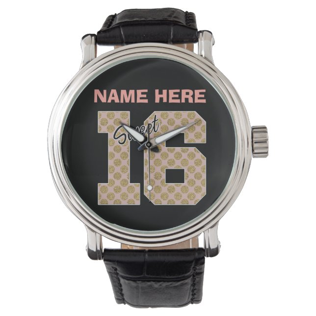Sweet 16 Birthday Girl Watch (Front)