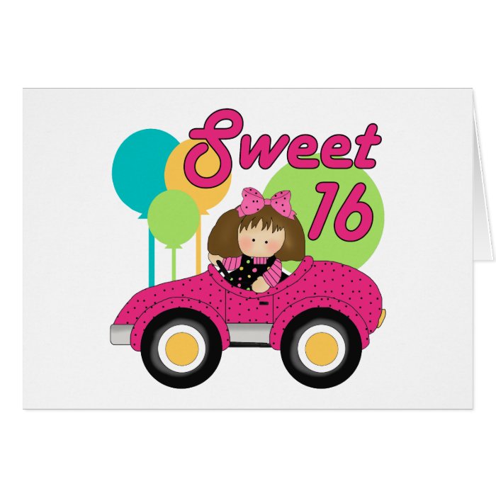 Sweet 16 Birthday Greeting Card