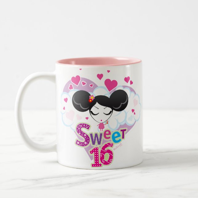 Sweet 16 Birthday Mug (Left)